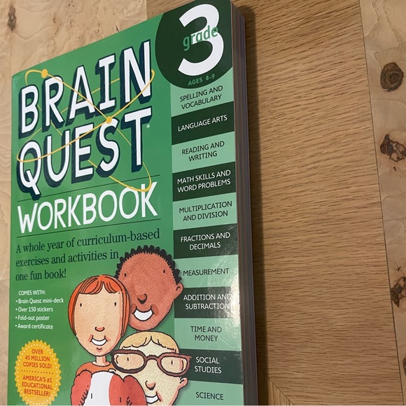 3rd Grade Brain Quest Workbook - Picture 2 of 2